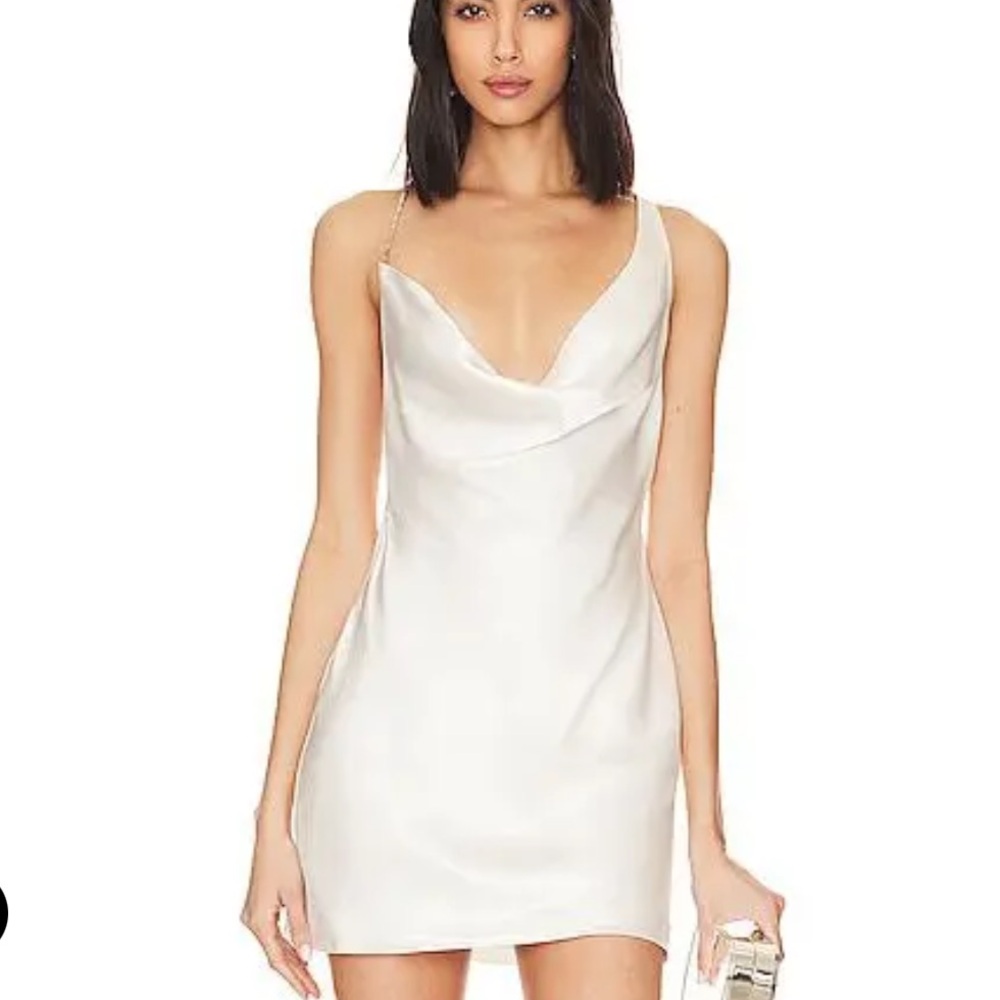 Retrofête MIRABEL DRESS white mini